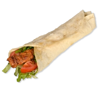 Pittig en sterk gekruid Lams/Rundergehakt gewikkeld in warm platbrood met rode peper, paprika, ui, knoflook en peterselie